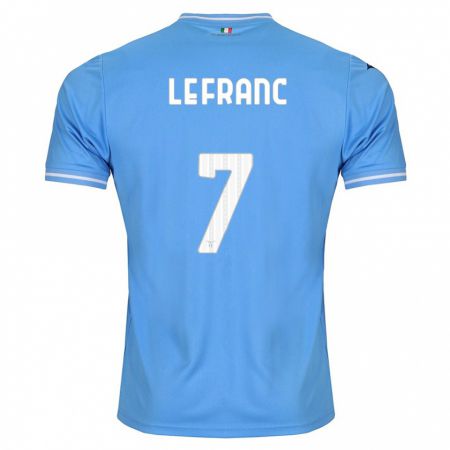 Kandiny Niño Camiseta Chloé Le Franc #7 Azul 1ª Equipación 2023/24 La Camisa Chile