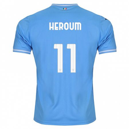 Kandiny Niño Camiseta Nora Heroum #11 Azul 1ª Equipación 2023/24 La Camisa Chile