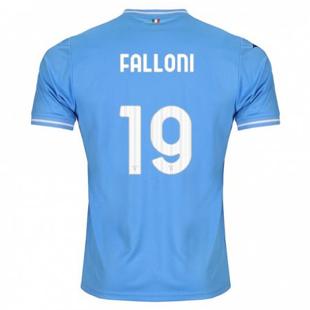 Kandiny Niño Camiseta Ludovica Falloni #19 Azul 1ª Equipación 2023/24 La Camisa Chile