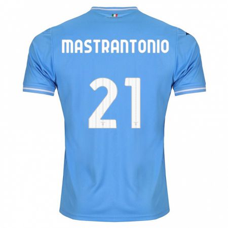 Kandiny Niño Camiseta Ella Mastrantonio #21 Azul 1ª Equipación 2023/24 La Camisa Chile