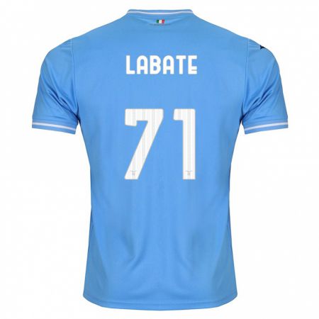 Kandiny Niño Camiseta Camilla Labate #71 Azul 1ª Equipación 2023/24 La Camisa Chile