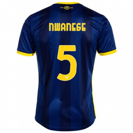 Kandiny Niño Camiseta Karlson Nwanege #5 Armada 1ª Equipación 2023/24 La Camisa Chile