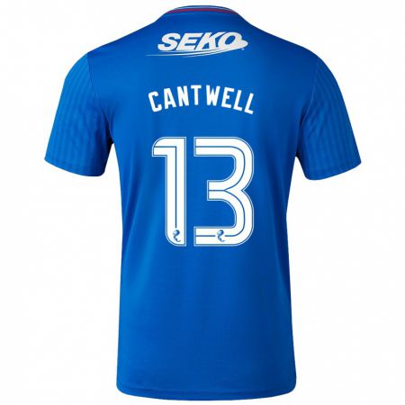 Kandiny Niño Camiseta Todd Cantwell #13 Azul 1ª Equipación 2023/24 La Camisa Chile