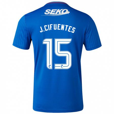 Kandiny Niño Camiseta José Cifuentes #15 Azul 1ª Equipación 2023/24 La Camisa Chile
