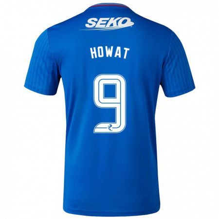 Kandiny Niño Camiseta Kirsty Howat #9 Azul 1ª Equipación 2023/24 La Camisa Chile