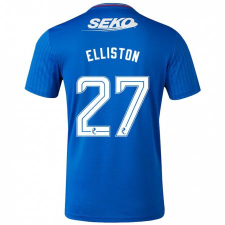 Kandiny Niño Camiseta Maddie Elliston #27 Azul 1ª Equipación 2023/24 La Camisa Chile