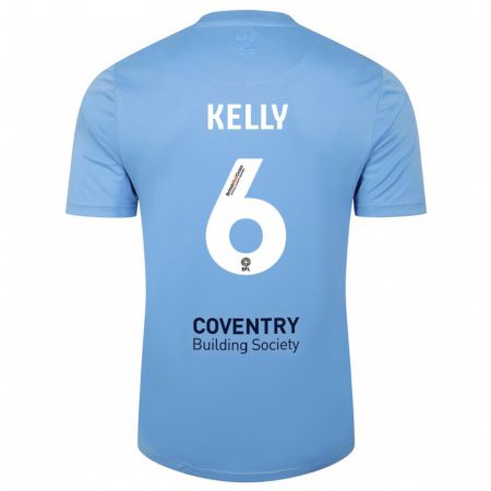 Kandiny Niño Camiseta Liam Kelly #6 Cielo Azul 1ª Equipación 2023/24 La Camisa Chile
