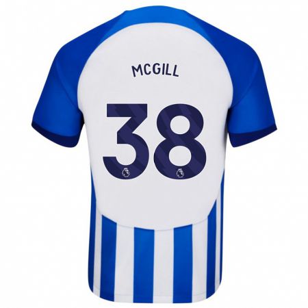 Kandiny Niño Camiseta Tom Mcgill #38 Azul 1ª Equipación 2023/24 La Camisa Chile