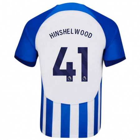 Kandiny Niño Camiseta Jack Hinshelwood #41 Azul 1ª Equipación 2023/24 La Camisa Chile