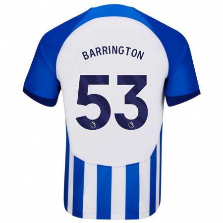 Kandiny Niño Camiseta Luca Barrington #53 Azul 1ª Equipación 2023/24 La Camisa Chile