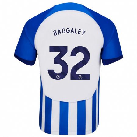 Kandiny Niño Camiseta Sophie Baggaley #32 Azul 1ª Equipación 2023/24 La Camisa Chile