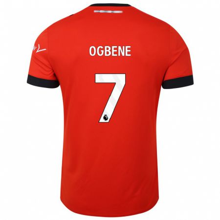 Kandiny Niño Camiseta Chiedozie Ogbene #7 Rojo 1ª Equipación 2023/24 La Camisa Chile