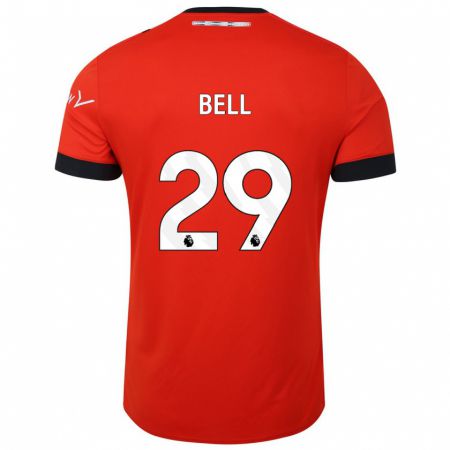 Kandiny Niño Camiseta Amari'i Bell #29 Rojo 1ª Equipación 2023/24 La Camisa Chile