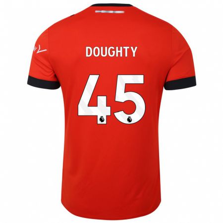 Kandiny Niño Camiseta Alfie Doughty #45 Rojo 1ª Equipación 2023/24 La Camisa Chile