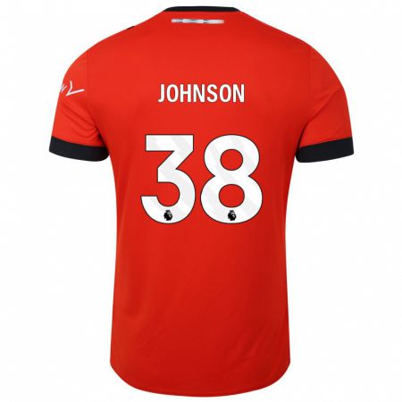 Kandiny Niño Camiseta Joe Johnson #38 Rojo 1ª Equipación 2023/24 La Camisa Chile