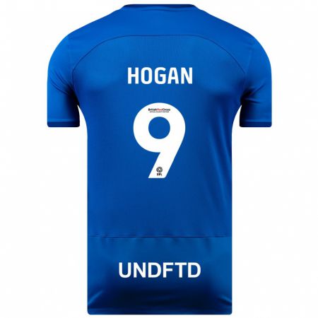 Kandiny Niño Camiseta Scott Hogan #9 Azul 1ª Equipación 2023/24 La Camisa Chile