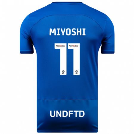 Kandiny Niño Camiseta Koji Miyoshi #11 Azul 1ª Equipación 2023/24 La Camisa Chile