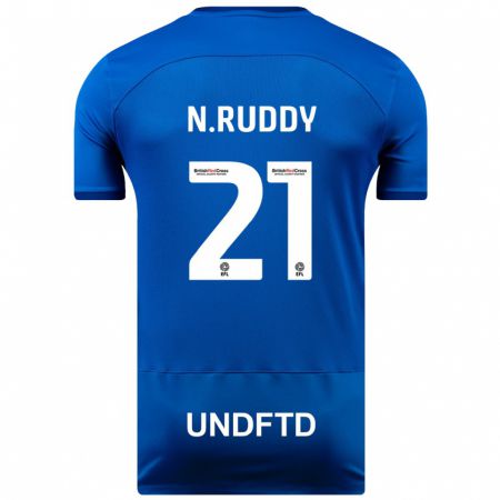 Kandiny Niño Camiseta John Ruddy #21 Azul 1ª Equipación 2023/24 La Camisa Chile