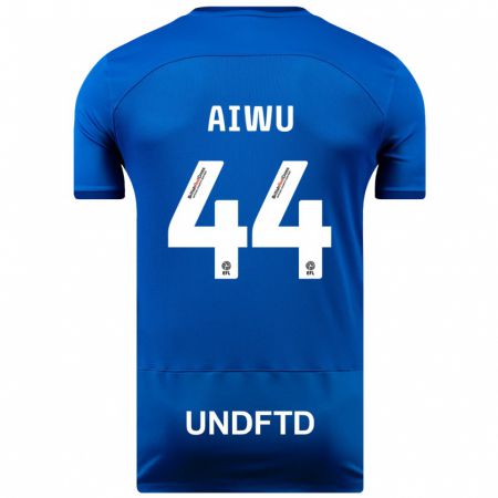 Kandiny Niño Camiseta Emanuel Aiwu #44 Azul 1ª Equipación 2023/24 La Camisa Chile