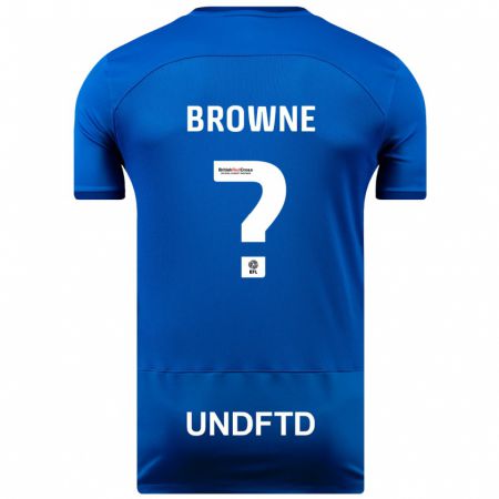 Kandiny Niño Camiseta Rico Browne #0 Azul 1ª Equipación 2023/24 La Camisa Chile