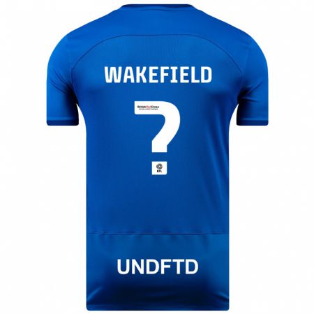 Kandiny Niño Camiseta Kieran Wakefield #0 Azul 1ª Equipación 2023/24 La Camisa Chile