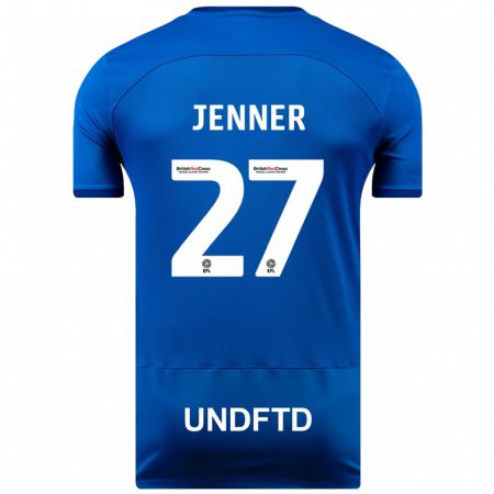 Kandiny Niño Camiseta Abbi Jenner #27 Azul 1ª Equipación 2023/24 La Camisa Chile