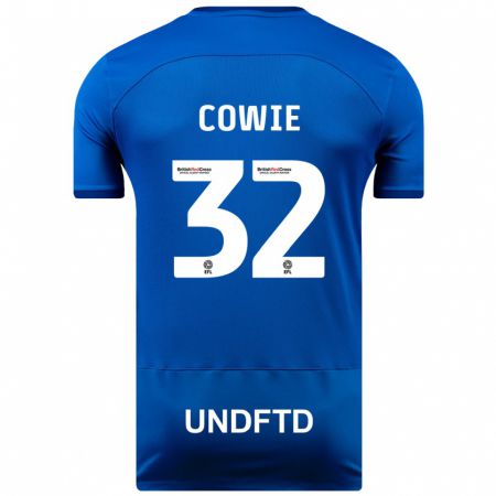 Kandiny Niño Camiseta Abbie Cowie #32 Azul 1ª Equipación 2023/24 La Camisa Chile