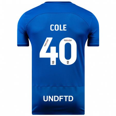Kandiny Niño Camiseta Delphi Cole #40 Azul 1ª Equipación 2023/24 La Camisa Chile