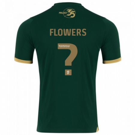 Kandiny Niño Camiseta Lewis Flowers #0 Verde 1ª Equipación 2023/24 La Camisa Chile