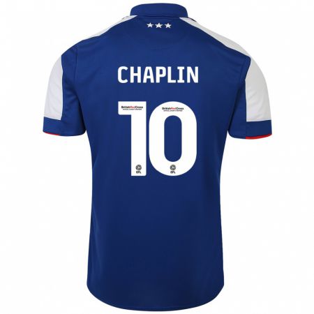 Kandiny Niño Camiseta Conor Chaplin #10 Azul 1ª Equipación 2023/24 La Camisa Chile