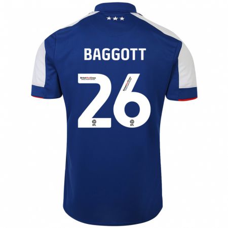 Kandiny Niño Camiseta Elkan Baggott #26 Azul 1ª Equipación 2023/24 La Camisa Chile