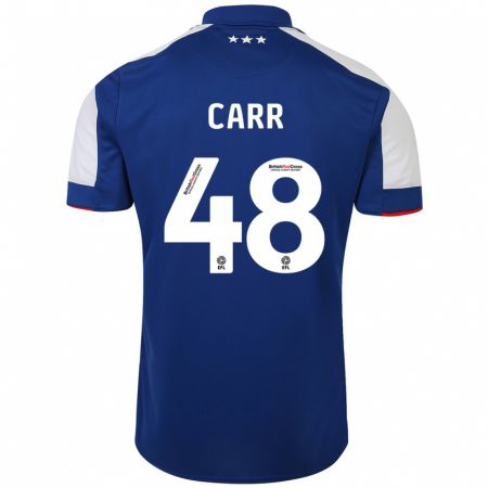Kandiny Niño Camiseta Ryan Carr #48 Azul 1ª Equipación 2023/24 La Camisa Chile