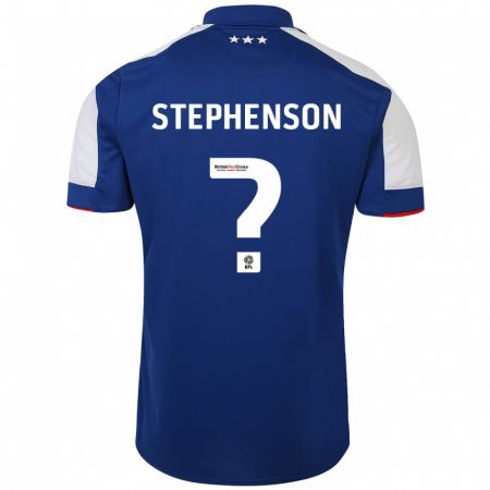 Kandiny Niño Camiseta Sean Stephenson #0 Azul 1ª Equipación 2023/24 La Camisa Chile
