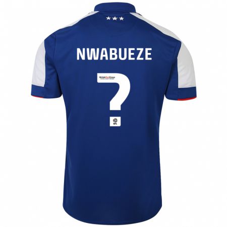 Kandiny Niño Camiseta Jesse Nwabueze #0 Azul 1ª Equipación 2023/24 La Camisa Chile
