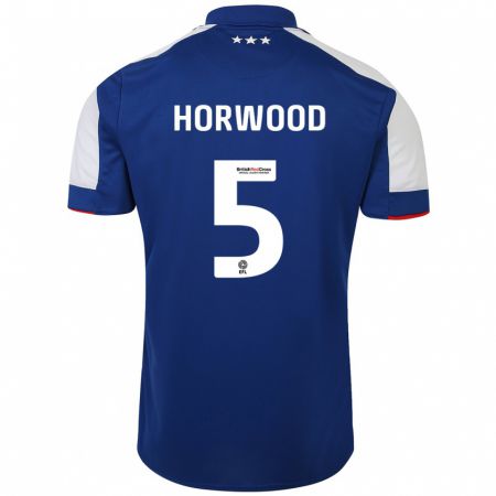 Kandiny Niño Camiseta Bonnie Horwood #5 Azul 1ª Equipación 2023/24 La Camisa Chile