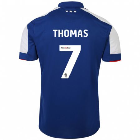 Kandiny Niño Camiseta Natasha Thomas #7 Azul 1ª Equipación 2023/24 La Camisa Chile