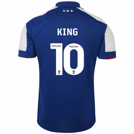 Kandiny Niño Camiseta Eloise King #10 Azul 1ª Equipación 2023/24 La Camisa Chile
