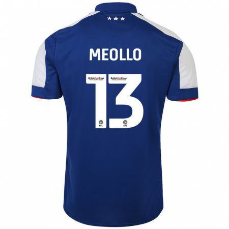 Kandiny Niño Camiseta Nina Meollo #13 Azul 1ª Equipación 2023/24 La Camisa Chile