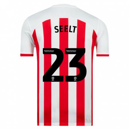 Kandiny Niño Camiseta Jenson Seelt #23 Blanco 1ª Equipación 2023/24 La Camisa Chile