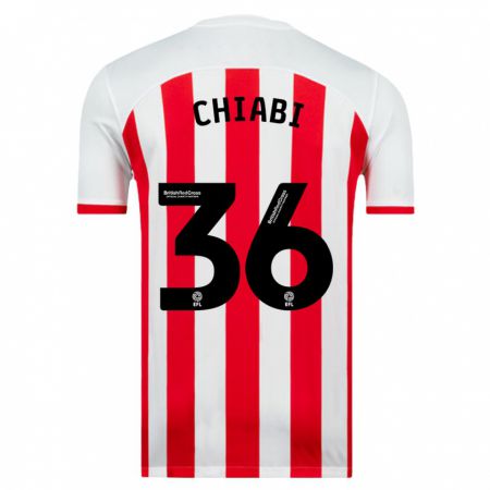 Kandiny Niño Camiseta Tom Chiabi #36 Blanco 1ª Equipación 2023/24 La Camisa Chile