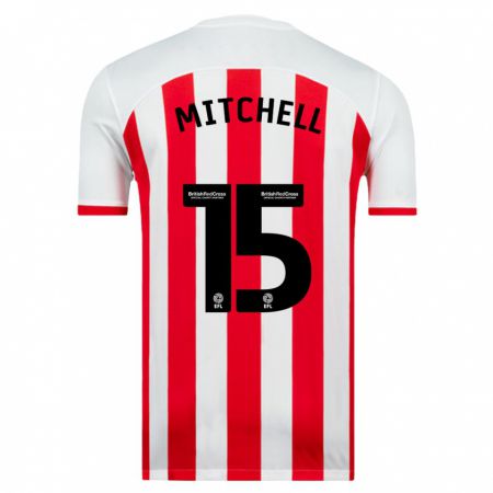 Kandiny Niño Camiseta Cuba Mitchell #15 Blanco 1ª Equipación 2023/24 La Camisa Chile