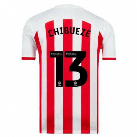 Kandiny Niño Camiseta Kelechi Chibueze #13 Blanco 1ª Equipación 2023/24 La Camisa Chile