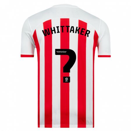 Kandiny Niño Camiseta Jack Whittaker #0 Blanco 1ª Equipación 2023/24 La Camisa Chile