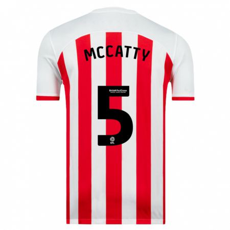 Kandiny Niño Camiseta Grace Mccatty #5 Blanco 1ª Equipación 2023/24 La Camisa Chile