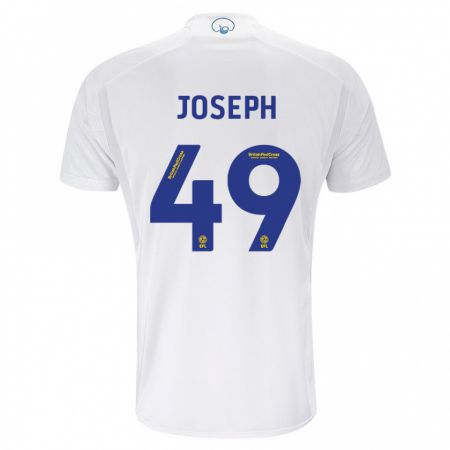 Kandiny Niño Camiseta Mateo Joseph #49 Blanco 1ª Equipación 2023/24 La Camisa Chile