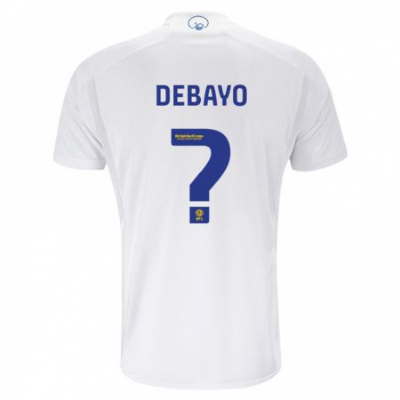 Kandiny Niño Camiseta James Debayo #0 Blanco 1ª Equipación 2023/24 La Camisa Chile