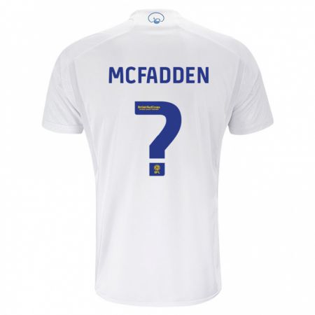 Kandiny Niño Camiseta Max Mcfadden #0 Blanco 1ª Equipación 2023/24 La Camisa Chile