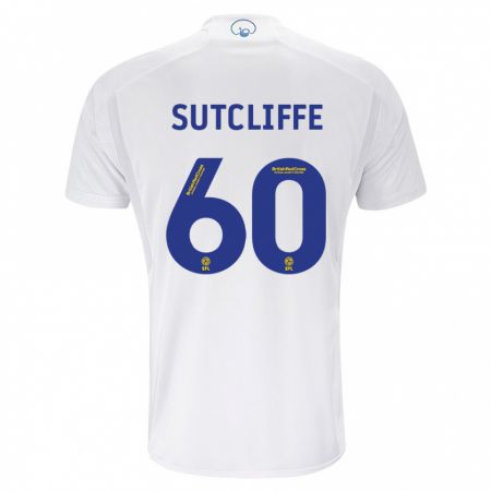 Kandiny Niño Camiseta Harvey Sutcliffe #60 Blanco 1ª Equipación 2023/24 La Camisa Chile