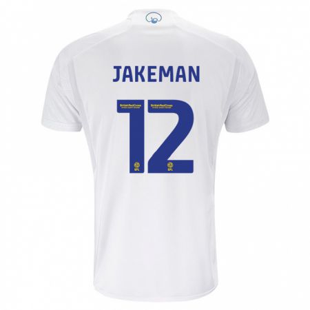 Kandiny Niño Camiseta Harriet Jakeman #12 Blanco 1ª Equipación 2023/24 La Camisa Chile
