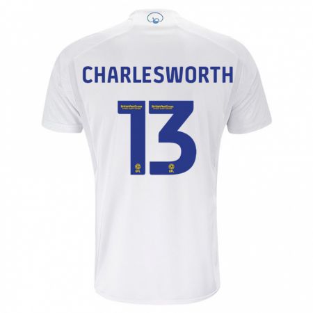 Kandiny Niño Camiseta Millie Robshaw-Charlesworth #13 Blanco 1ª Equipación 2023/24 La Camisa Chile